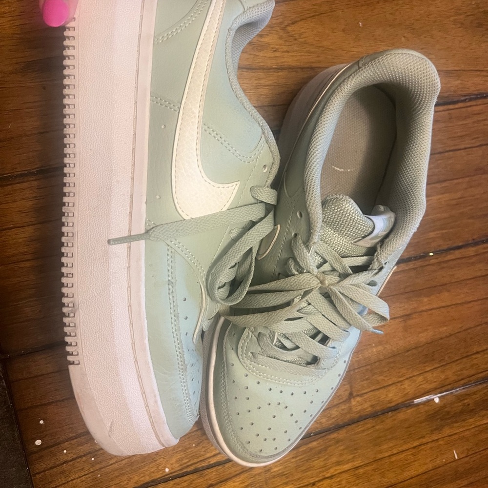 Mint green nike Air Force 1